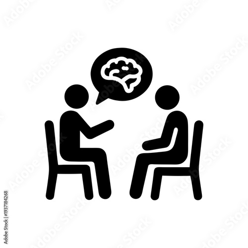 Mental Health Consultation Therapy Icon