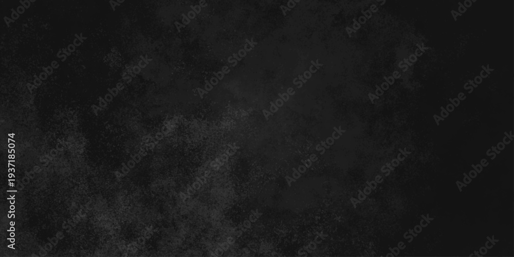 Naklejka premium Abstract black gray wall textured background. Empty gray rusty stone or metal surface texture. Dark smoke texture. Black and white grunge wall. Light fog backgrounds. Cloud sky night. Slate surface.