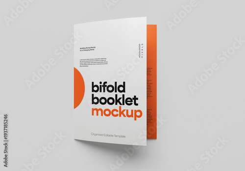 A5 Bifold Flyer Mockup for Print Designs