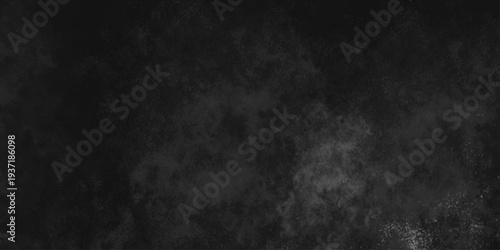 Abstract black gray wall textured background. Empty gray rusty stone or metal surface texture. Dark smoke texture. Black and white grunge wall. Light fog backgrounds. Cloud sky night. Slate surface.
