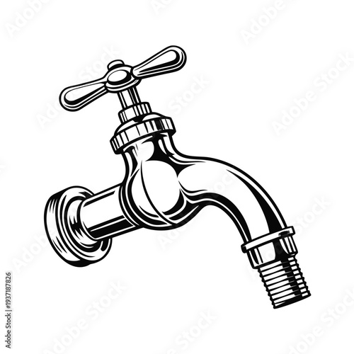 Vector faucet icon