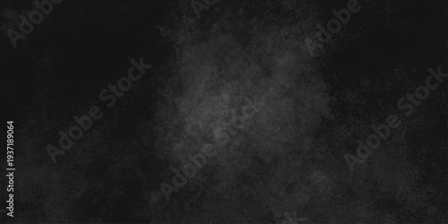 Abstract black gray wall textured background. Empty gray rusty stone or metal surface texture. Dark smoke texture. Black and white grunge wall. Light fog backgrounds. Cloud sky night. Slate surface.