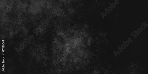 Abstract black gray wall textured background. Empty gray rusty stone or metal surface texture. Dark smoke texture. Black and white grunge wall. Light fog backgrounds. Cloud sky night. Slate surface.