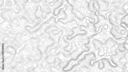 Abstract Topography line poster vector. The concept of a topographic contour geography scheme and the terrain path. Vector geographic contour map.