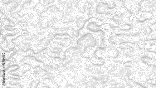 Abstract Topography line poster vector. The concept of a topographic contour geography scheme and the terrain path. Vector geographic contour map.