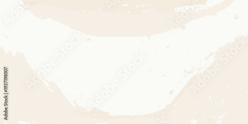 Abstract beige background with textured irregular edges and gradient
