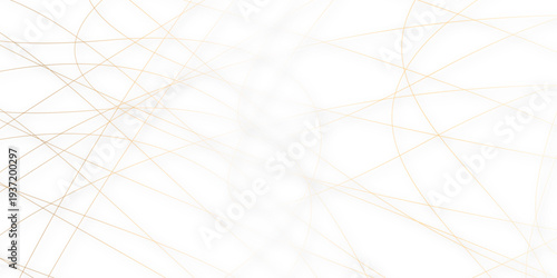 Abstract minimalistic white background with elegant intersecting colorful lines forming a geometric pattern. random chaotic line and creative geometric many square, triangle shape background.