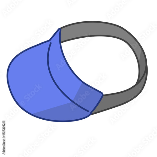 バイザーのイラスト