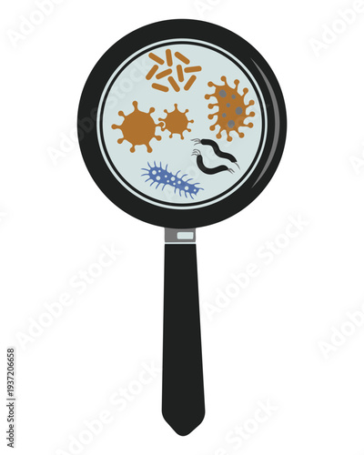 Microbe Magnification View