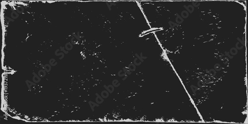 Paper vinyl texture and overlay cover transparent with grunge scratch film. Album worn music and cd mockup design with retro dirty vintage. Disc paper surface and distress overlay edge.