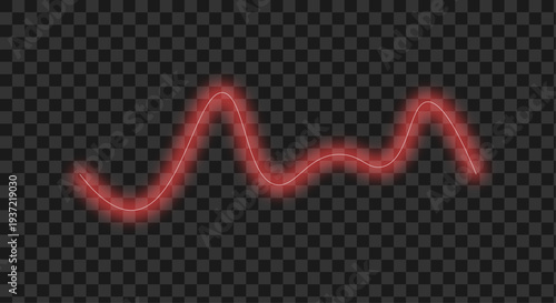 Vibrant 3D Zig-Zag Neon Light Line Realistic Glowing Multi Color Energy Wave with RGB Gradient and Abstract Light Path for Tech Background