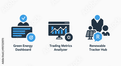 Digital Dashboards for Green Energy Management, Renewable Resource Tracking, and Financial Trading Metrics Analysis for Sustainable Business Solutions