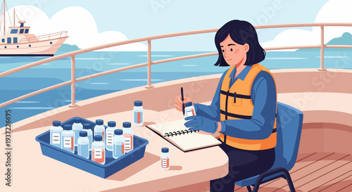 Scientist Conducting Water Research.