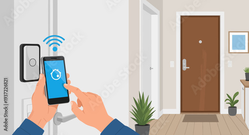 Smart Door Lock System.