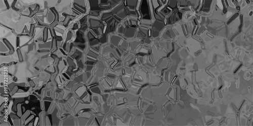 Monochromatic Abstract Texture with a Crystalline or Ice- Like Pattern in Shades of Gray grayscale