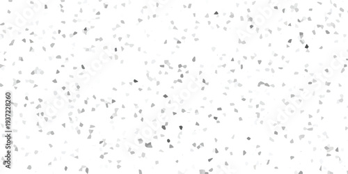 Monochrome Mosaic Background With Randomly Distributed Irregular Grey And White Geometric Fragments pattern