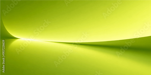 A dynamic abstract green background illustration featuring bright wave patterns and flowing curves designed as a modern vector backdrop with eco energy motion