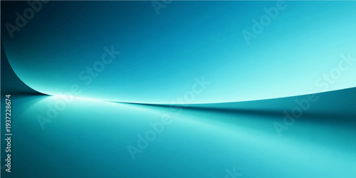 Smooth flowing blue abstract wave background featuring a gradient pattern of light curves and motion lines for a modern technology wallpaper vector illustration