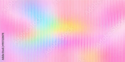 Abstract colorful rainbow background featuring a vibrant geometric spectrum design with seamless lines and bright vector textures for a modern wallpaper backdrop