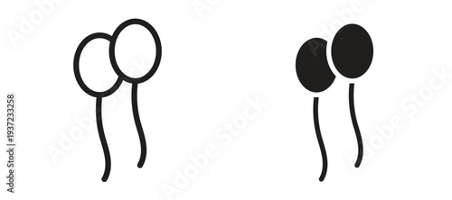 Balloon icon vector design template and illustration EPS10.