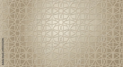 Wallpaper Mural Seamless beige geometric pattern with intersecting lines and squares abstract Torontodigital.ca