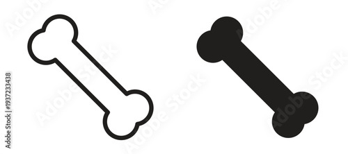 Bones icon vector design template and illustration EPS10.