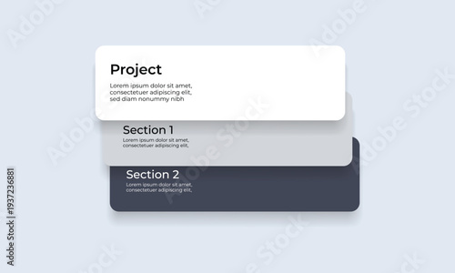 Stack of business cards on light blue background