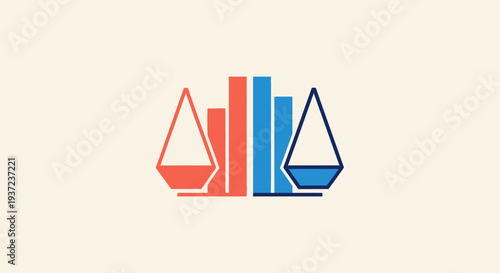 Abstract Concept of Balance, Harmony, and Equilibrium Represented Visually