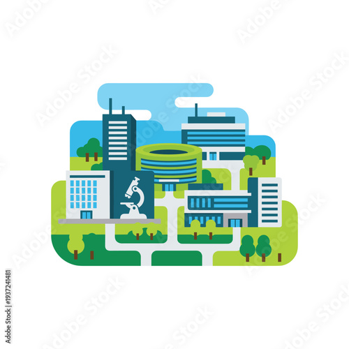 Sustainable city future eco technology green energy innovation urban development