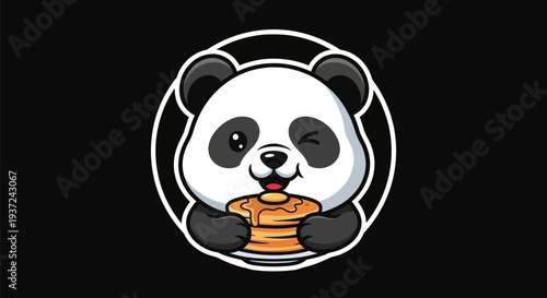 Bear silhouette in mountainous landscape