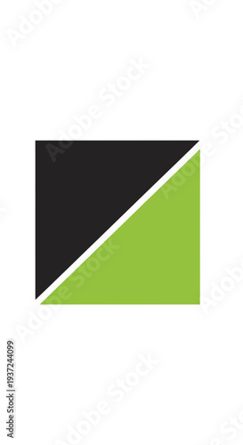 Free Download Abstract Geometric Composition Featuring Diagonal Division, Modern Graphic Design Element - GFXLoad