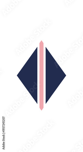 Free Download Abstract Geometric Design Featuring Symmetrical Shapes and Contrasting Color Composition - GFXLoad