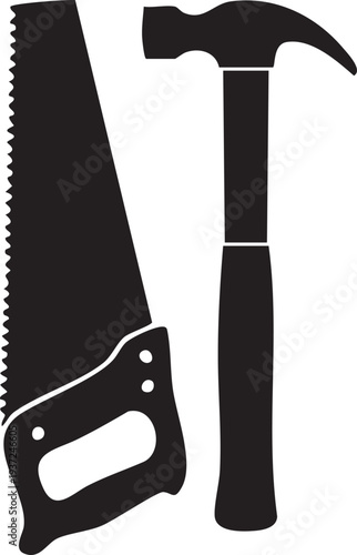 Labour Day Illustration, International Workers Day Celebration, Workers Silhouette with Tools, May 1 Holiday Concept Vector