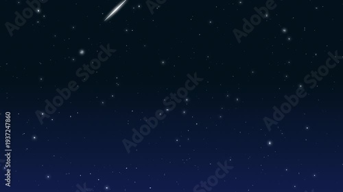 夜空に輝く星