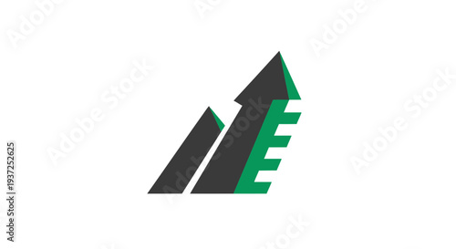 Abstract Graphic Representing Growth, Progress, and Success in Business and Finance