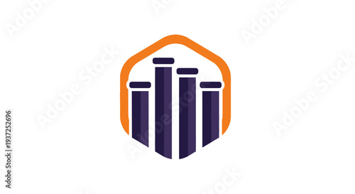 Abstract Graphic Showing Growth, Data Visualization, and Financial Analysis for Business Context