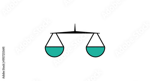 Abstract Illustration Of A Balance Scale Suggesting Equilibrium And Fairness For All