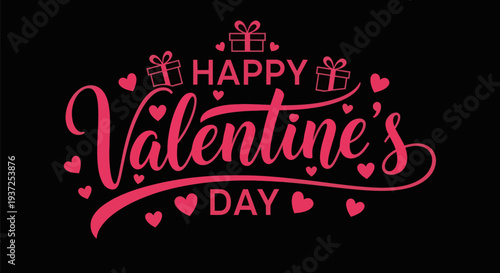 Valentines day greeting design