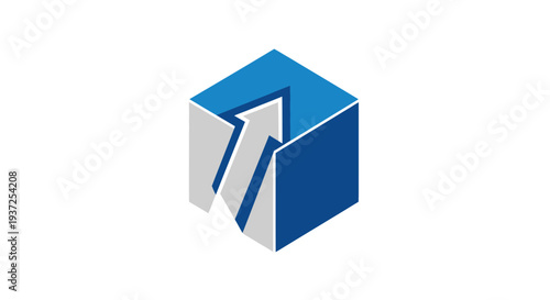 Abstract Logo Representing Growth, Progress, And Rising Momentum in the Business Sector