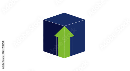 Conceptual Illustration Depicting Upward Momentum And Growth Within a Business Structure