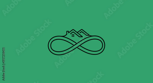 Continuous Housing Concept Depicting Endless Possibilities for Property Development and Growth