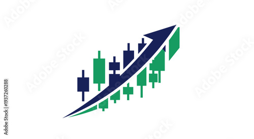 Free Download Financial Growth Icon Representing Upward Trends In The Stock Market And Business - GFXLoad