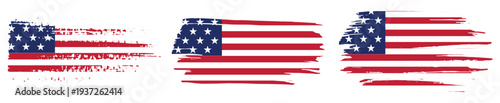 Distressed american flag designDistressed american flag design
