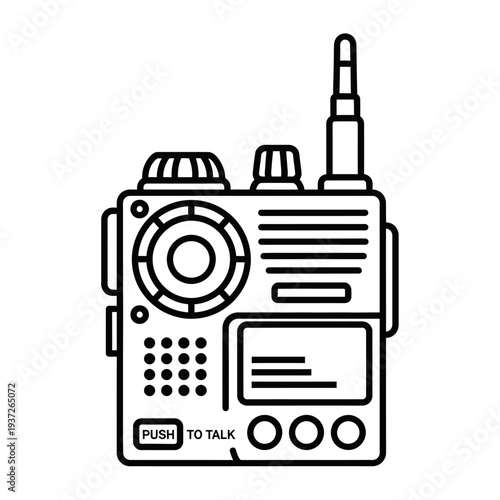 Two way radio communication device.