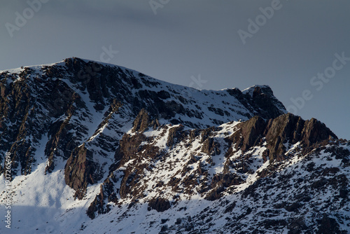 Mountains in Candanchu, Canfranc, Huesca, Aragon, Spain