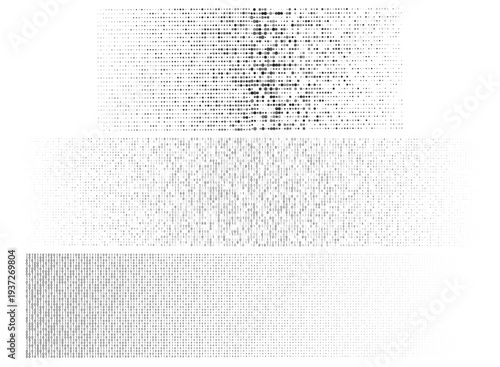 Binary data flow background with zeros and ones digital information stream pattern