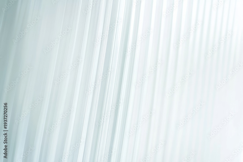 Obraz premium Abstract white background with vertical ribbed texture in soft light creates a simple and modern visual effect