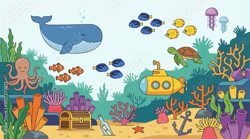 underwater world map