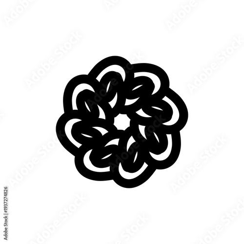 Symmetrical Symbol Illustration Crop Circle Design 17