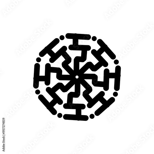 Patterned Sacred Geometry Pattern Crop Circle Design 19